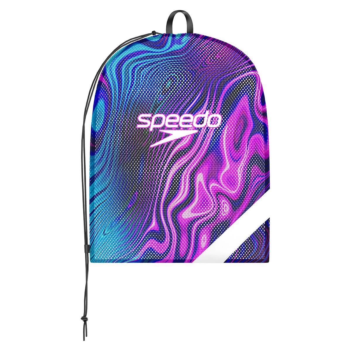 Speedo XL Team Mesh Printed Bag - Purple
