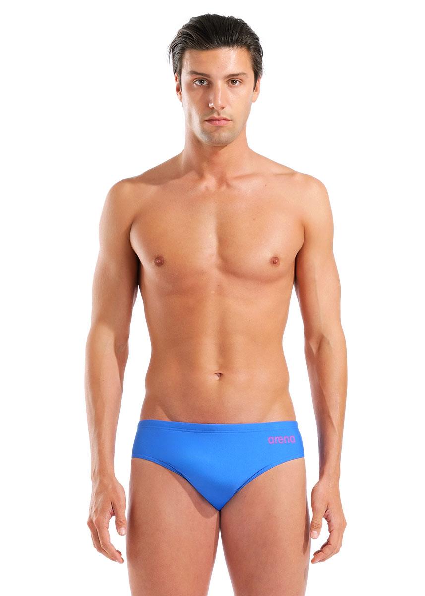 Arena Men's Hyperflow Solid 7 cm Briefs - Blue / Purple-633472