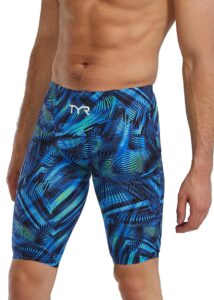 TYR Men's Avictor Helux High Waist Jammer - Blue / Green