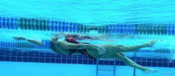 Back stroke body poition