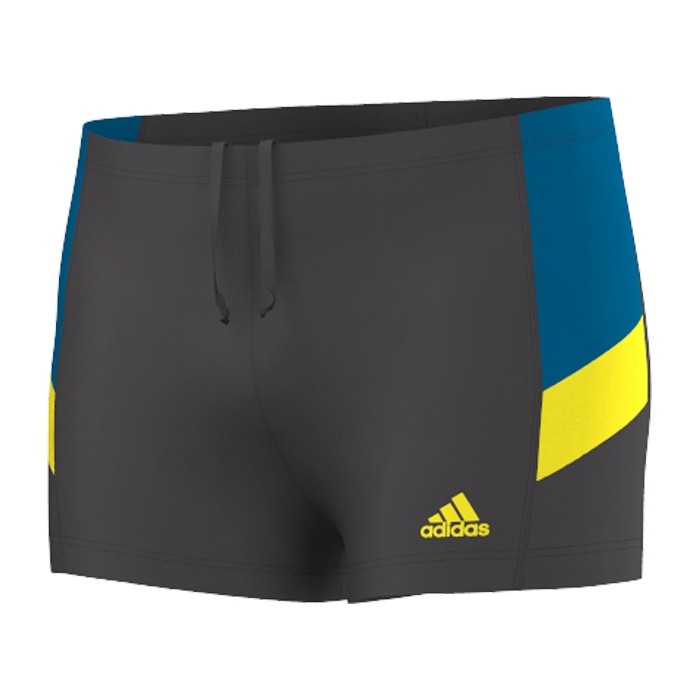 adidas colorblock boxer swim shorts
