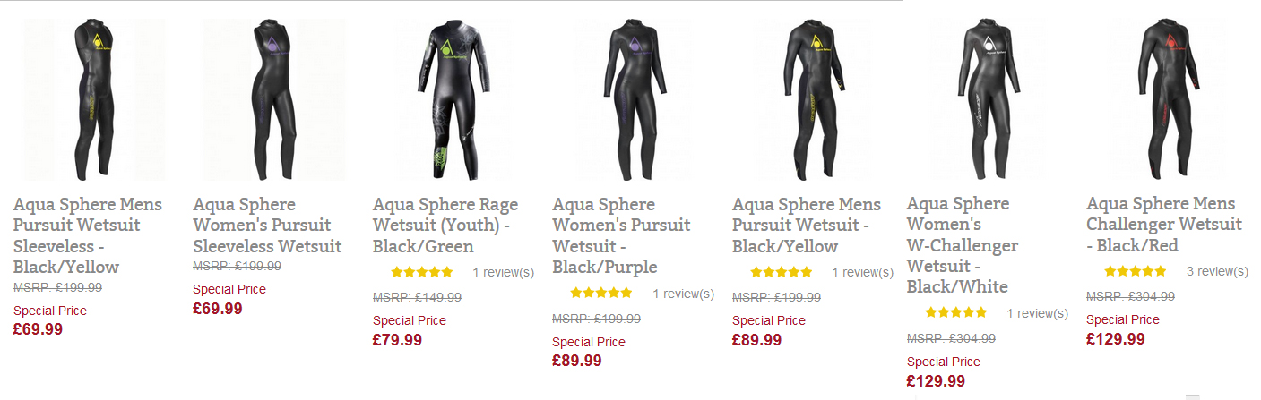Aqua Sphere Wetsuits Aqua Sphere Wetsuits