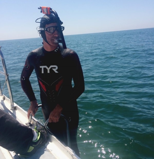 longest swim ben lecomte