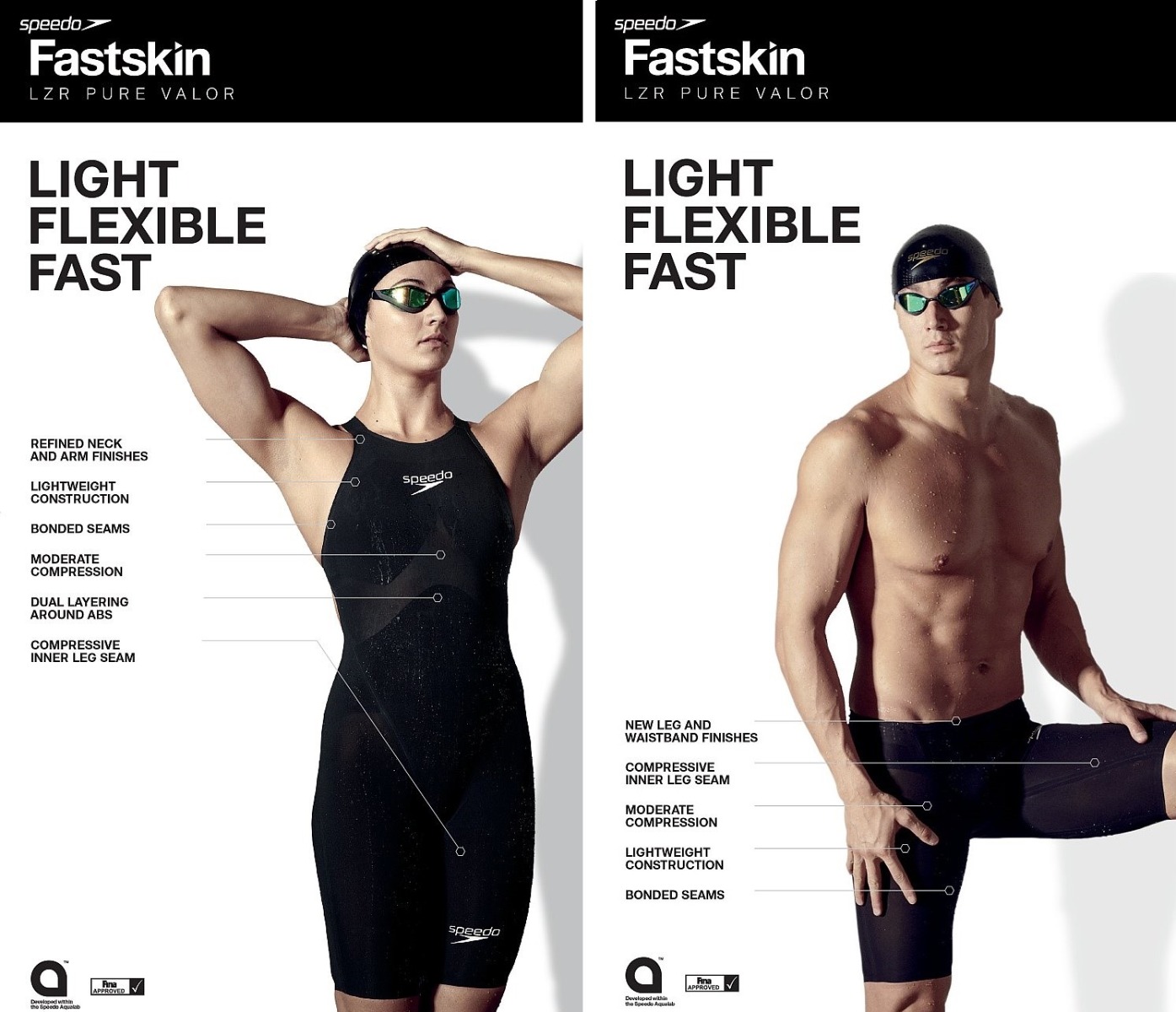 new speedo fastskin lzr pure valor features