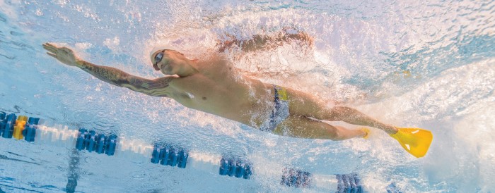 swim training fins drills