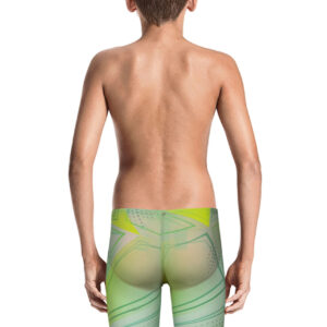 Arena Limited Edition Powerskin R-Evo One Junior Jammer – Green Glass