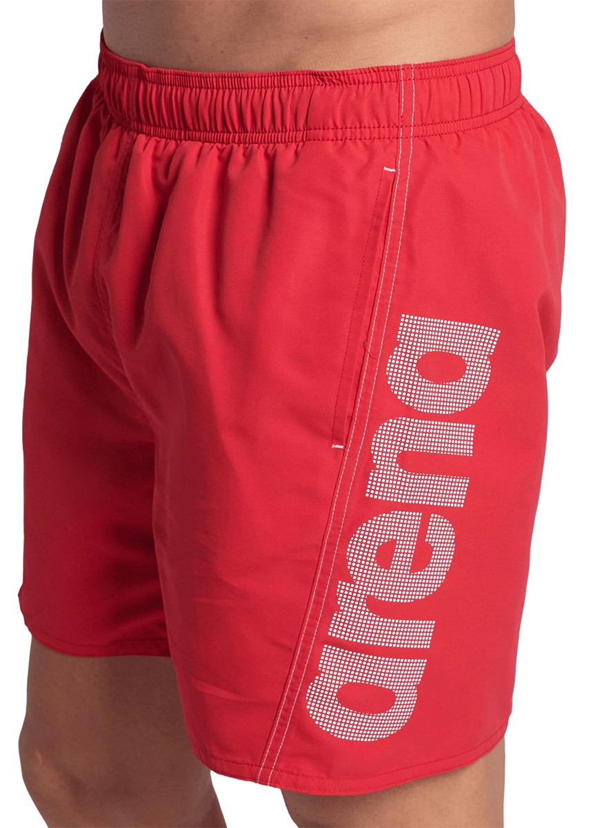 Arena Men’s Fundamentals Logo Boxer - Red / White - Image 3