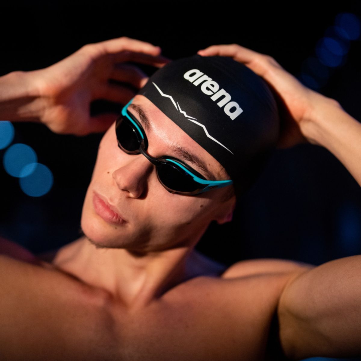 Arena Cobra Edge Swipe Swim Goggles - Smoke / Peacock / Black - Image 14