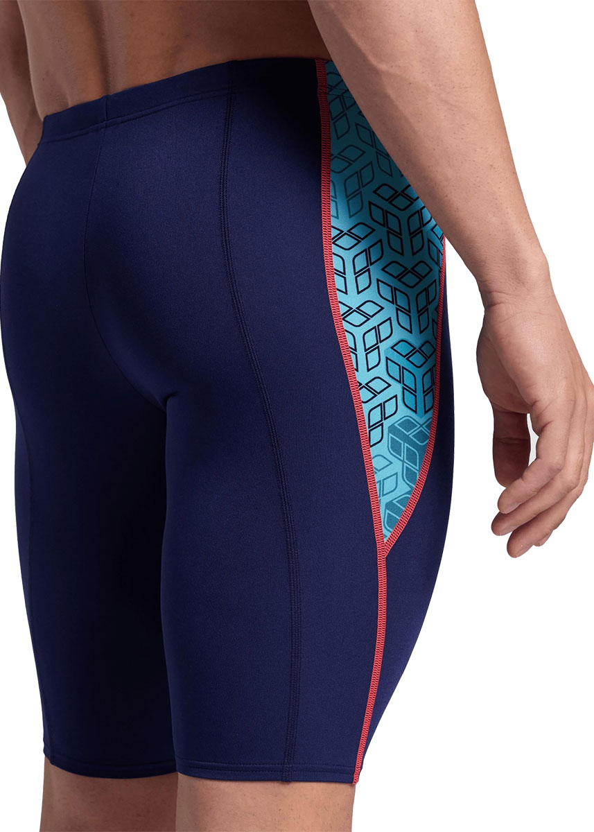 Arena Mens Camo Kikko Jammers - Navy Blue - Image 4