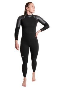 Zone3 Women's Active-Flex Wetsuit - Black / Orange