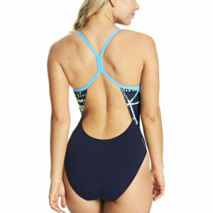 Zoggs Women’s Equation Sprintback – Navy / Multi