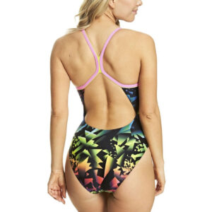 Zoggs Women’s Horizon Piped Sprintback – Multi