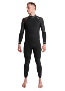 Zone3 Men's Active-Flex Wetsuit - Black / Orange