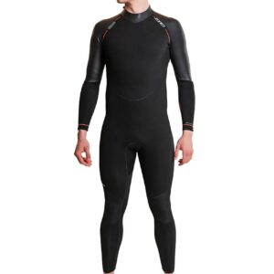 Zone3 Men's Active-Flex Wetsuit - Black / Orange