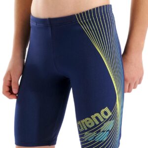 Arena Boys Design Swim Jammer - Navy / Yellow