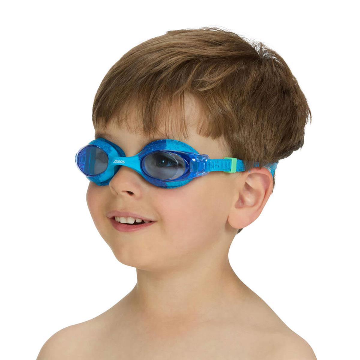 Zoggs Little Bondi Remix Swimming Goggles - Light Blue/Blue/Blue Tint-634367