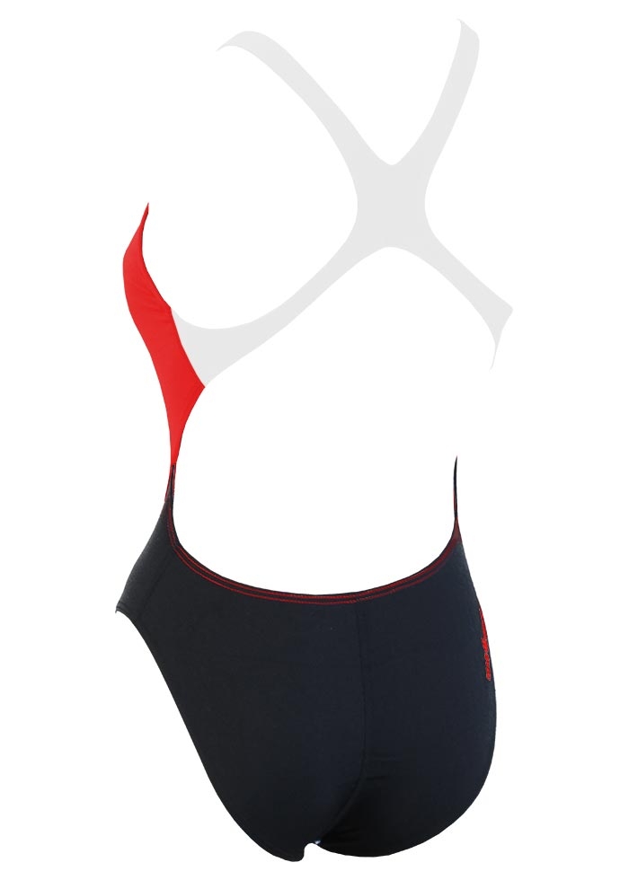 Mad Wave Girls Reaction Swimsuit - Red - Image 3