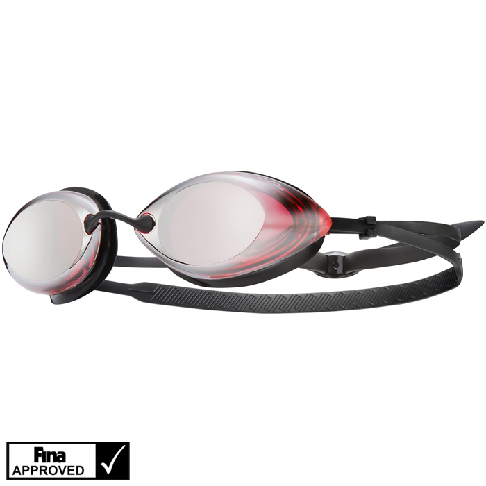 TYR Tracer Racing Metallized Goggle Red - Image 3