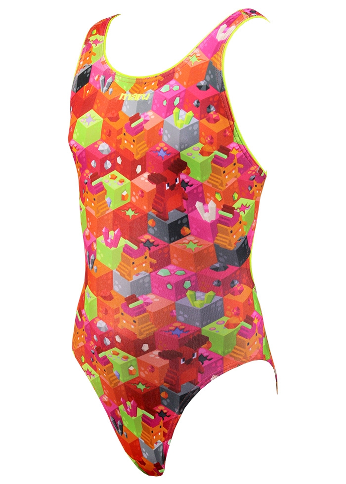 Maru Tower Blokk Girls Swimsuit - Image 2