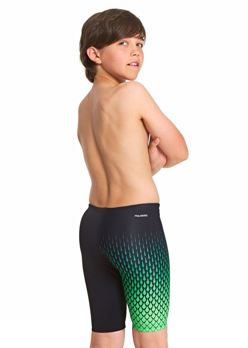 Zoggs Boy's Summit Jammer - Black / Green - Image 3