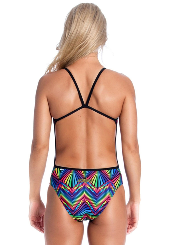 Zealous Womens Labyrinth One Piece Swimsuit - Image 4