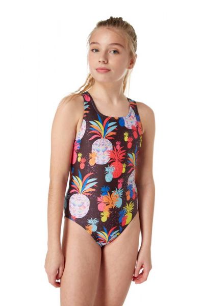 Maru Girls Pineapple Poll Auto Back Swimsuit - Image 15