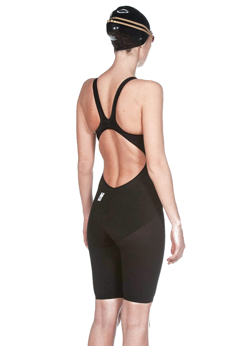 Arena Powerskin Carbon Air² Openback Kneeskin - Black / Gold - Image 19