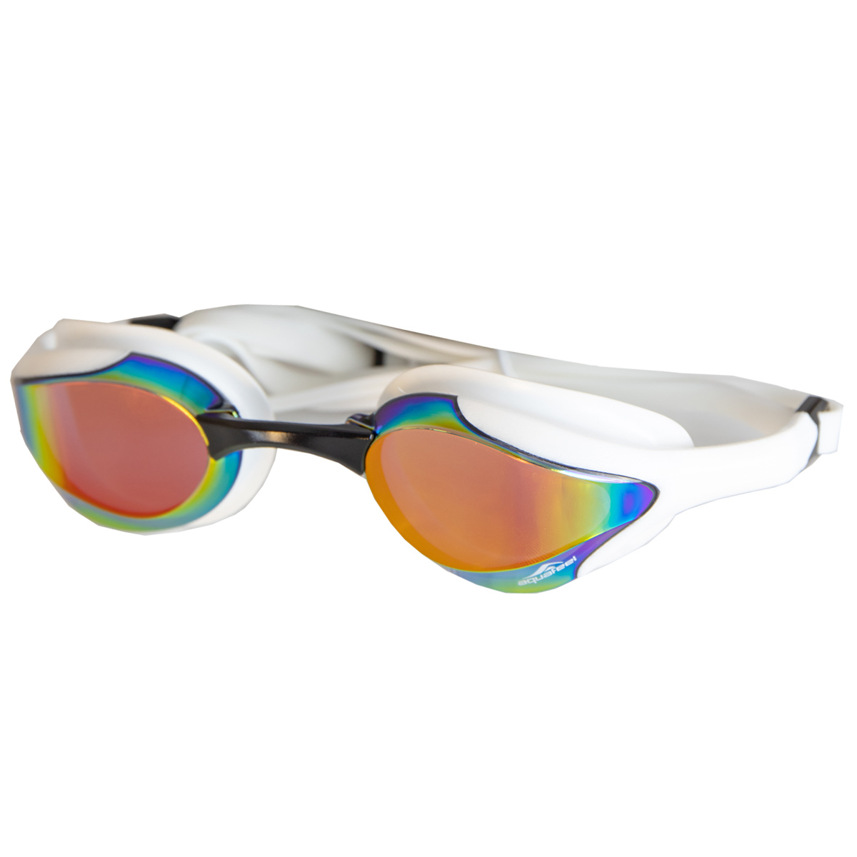 Aquafeel Leader Mirrored Goggles - White - Image 11