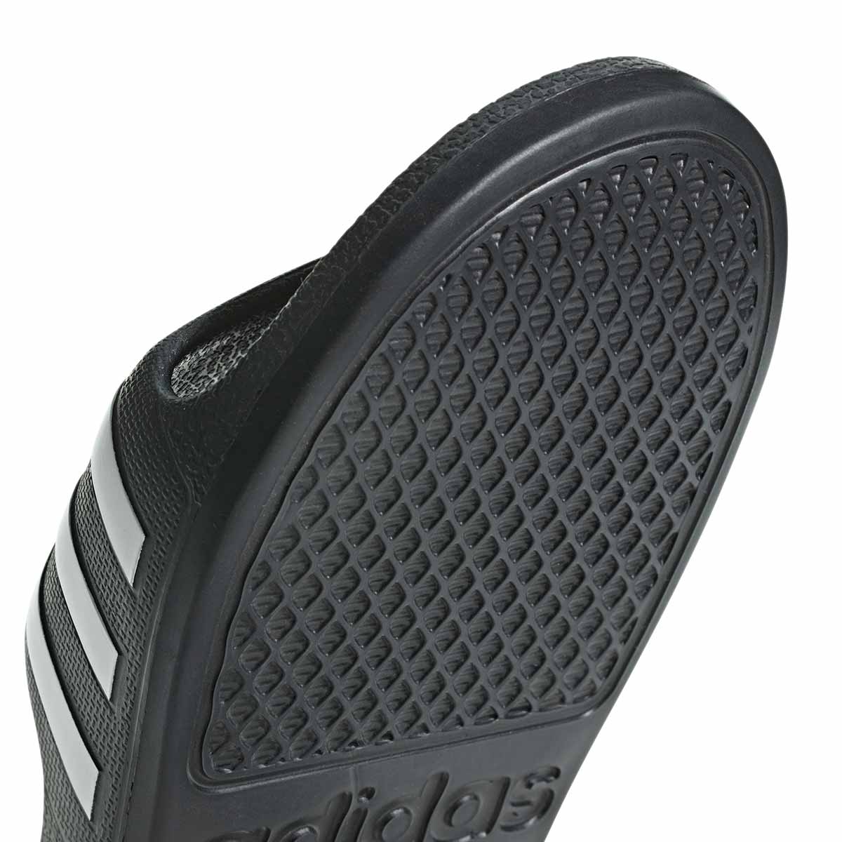 Adidas Adilette Aqua Junior Slides - Black - Image 4
