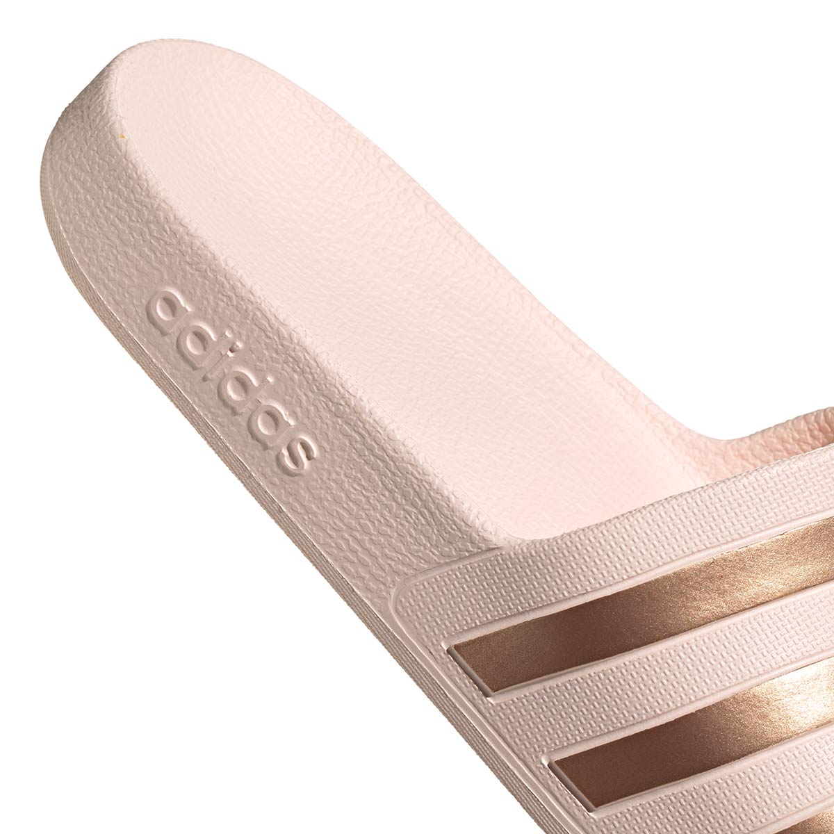 Adidas Adilette Aqua Slides - Rose Gold - Image 5