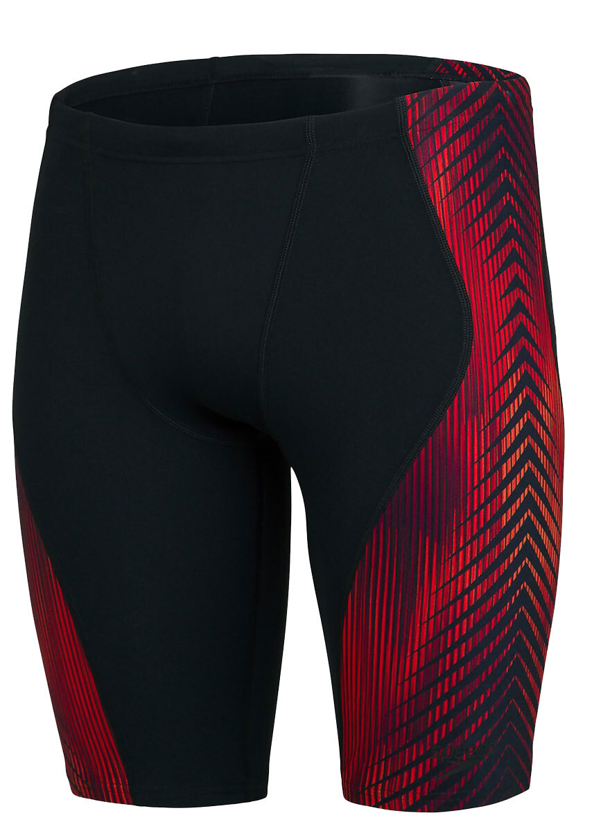 Speedo Mens Pro Endurance+ Jammer - Black / Dragonfire Orange - Image 16