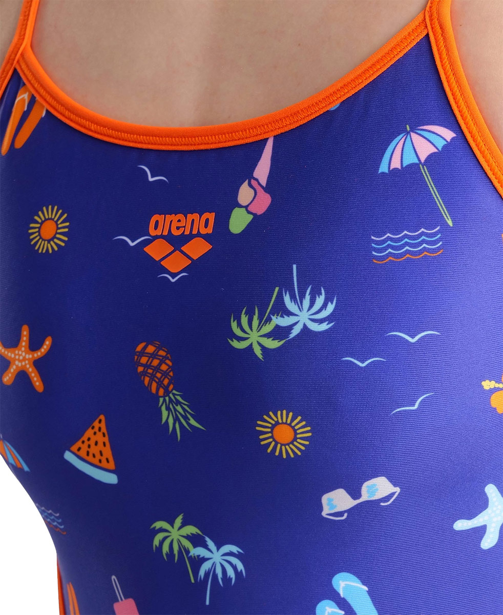Arena Reversible Swimsuit - Mango/Multi - Image 5
