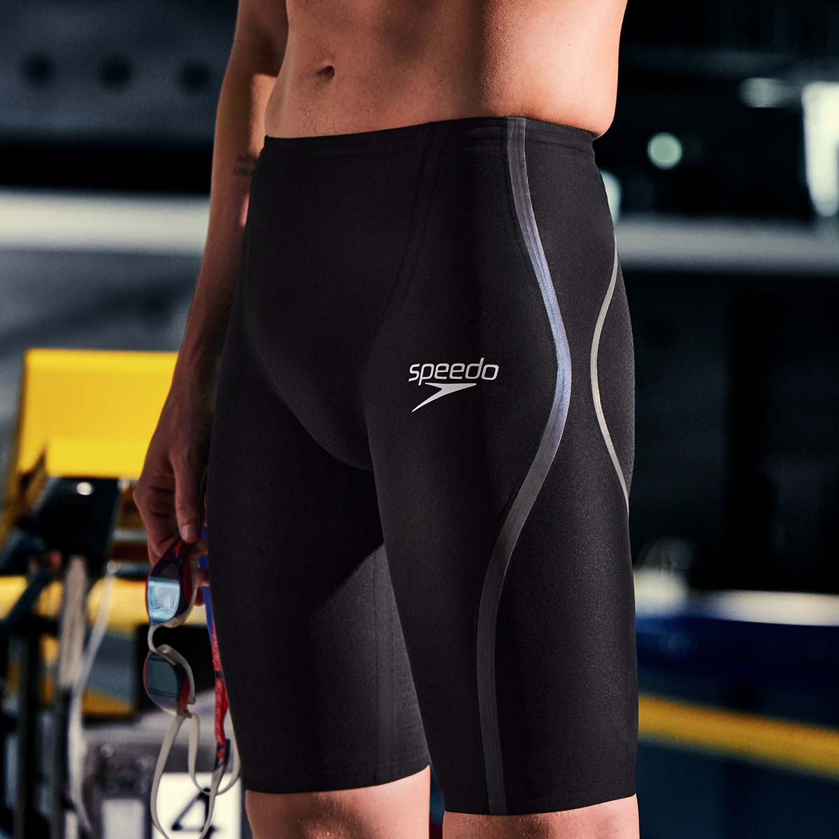 Speedo Fastskin LZR Pure Intent 2.0 Jammer - Black / Iridescent - Image 3
