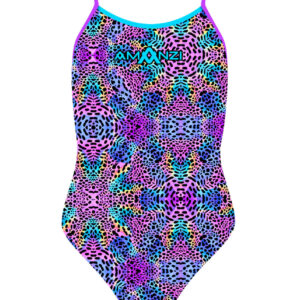 AMANZI Girl’s Feline Wild Pro Back Swimsuit