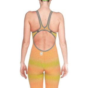 Arena Carbon Air² Openback Kneeskin – Lime / Orange