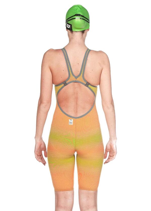Arena Carbon Air² Openback Kneeskin – Lime / Orange