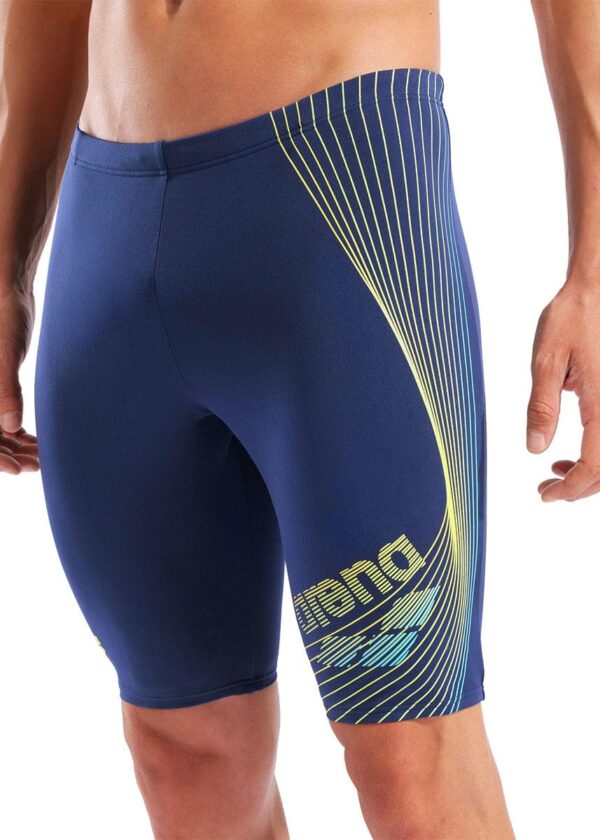 Arena Men's Design Jammer - Black / White