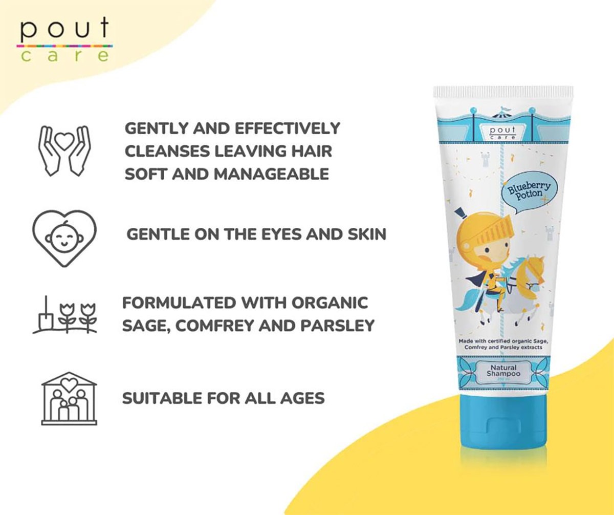 Pout Care Blueberry Potion Natural Shampoo - 250 ml - Image 3