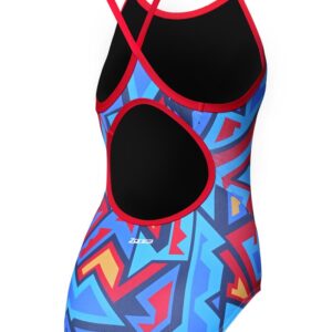 Zone3 Girls Aztec Bound Back Swimsuit