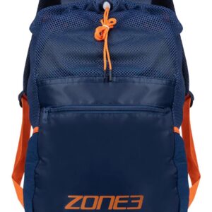 Zone3 Large Mesh Training 19L Backpack - Navy Blue / Orange-0