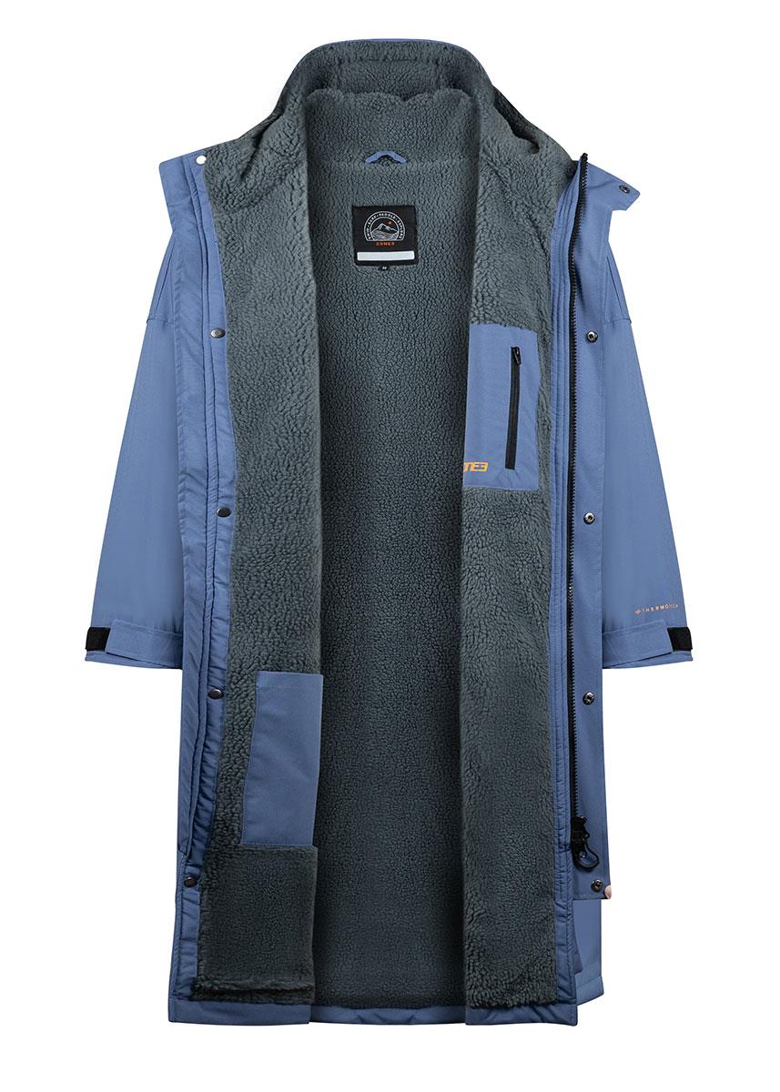 Zone3 Thermo-Tech Changing Robe - Blue / Grey / Orange-634478