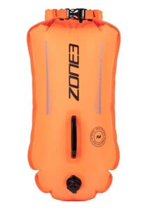 Zone3 Recycled 28L Safety Buoy / Dry Bag - Hi-Viz Orange