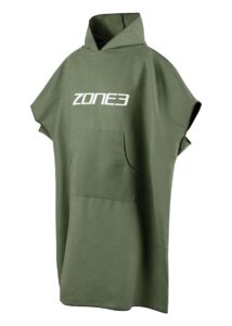 Zone3 Microfibre Changing Robe - Khaki / White