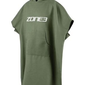 Zone3 Microfibre Changing Robe - Khaki / White