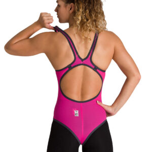 Arena Women’s Carbon Duo Top – Pink Peacock