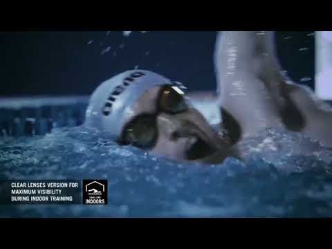 Arena Cobra Tri Swipe Mirrored Goggles - Silver / Black - Image 7