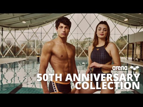 Arena 50th Anniversary Limited Edition Super Fly Back Swimsuit - Black/Multi Gold - Image 10