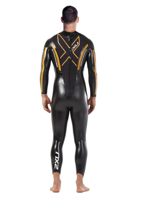 2XU Mens P:1 Propel Wetsuit – Black / Orange