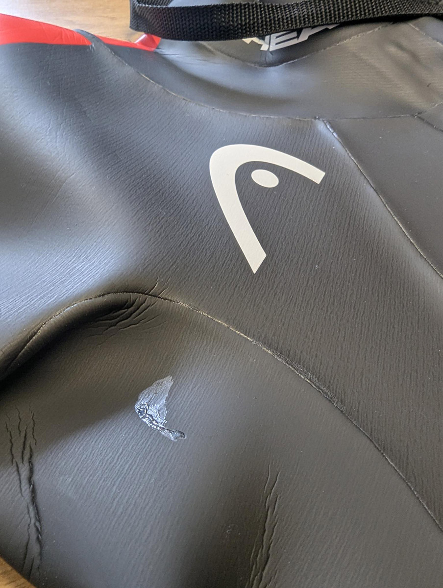 Head Base Mens Shorty B-Grade Wetsuit - Black / Red - Image 4