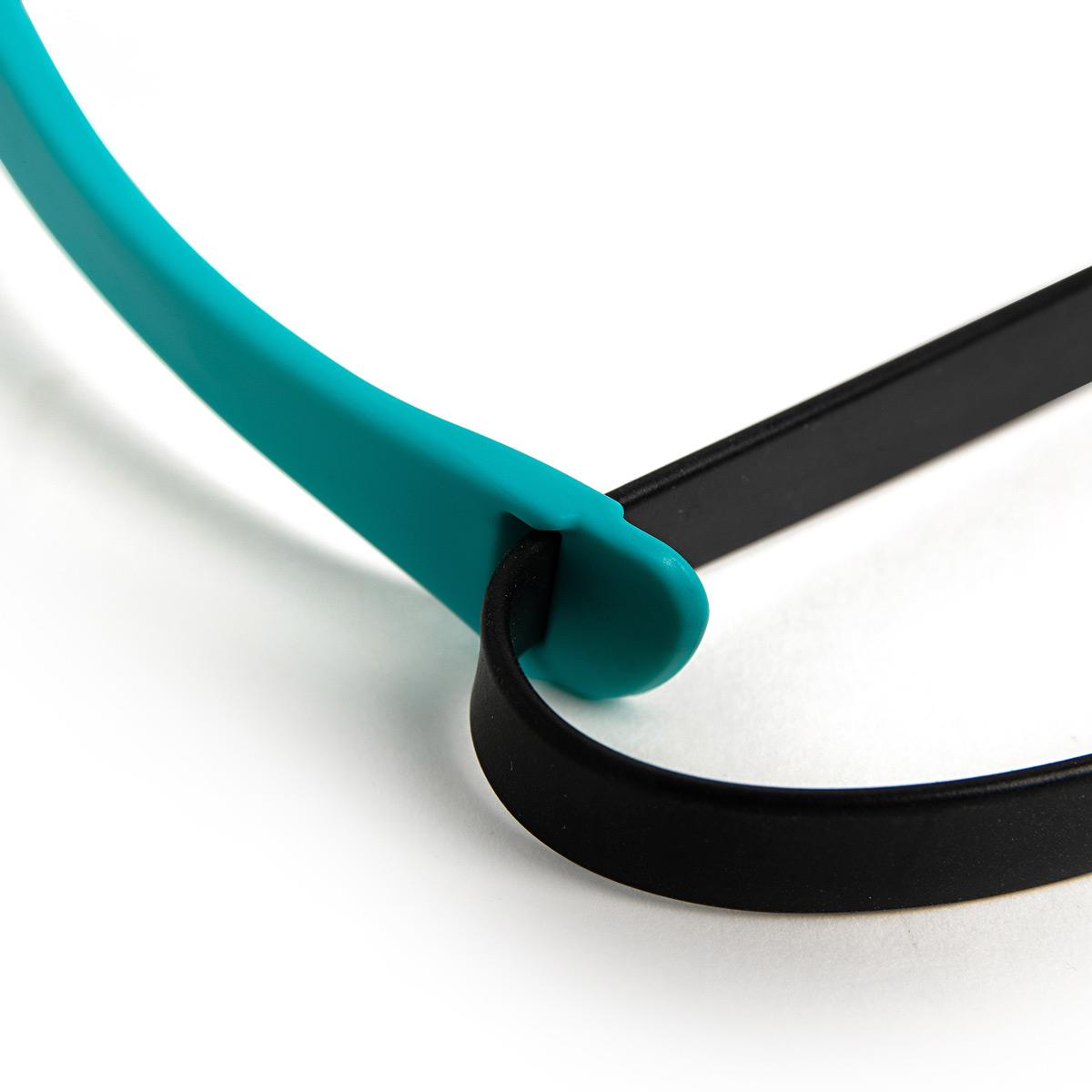 Arena Cobra Edge Swipe Swim Goggles - Smoke / Peacock / Black - Image 9